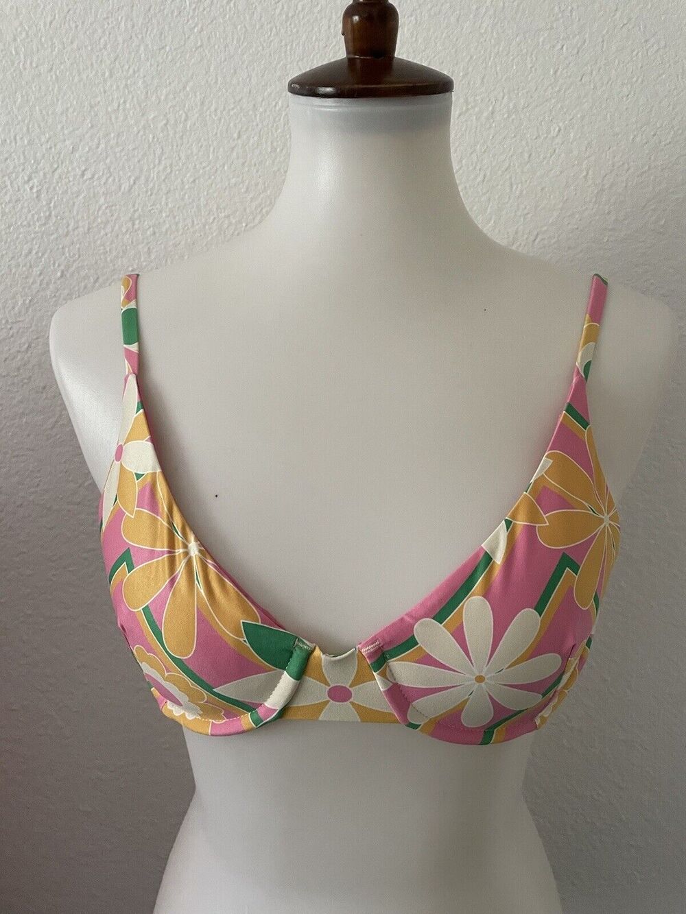 Kenny Flowers Swim Bikini Top Acapulco Floral Print Swimwear